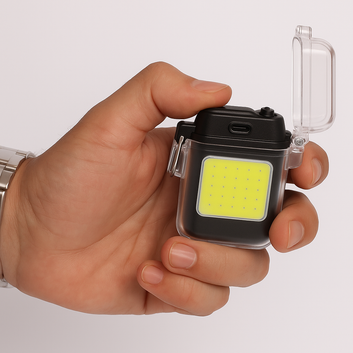 Encendedor Elétrico USB con Linterna
